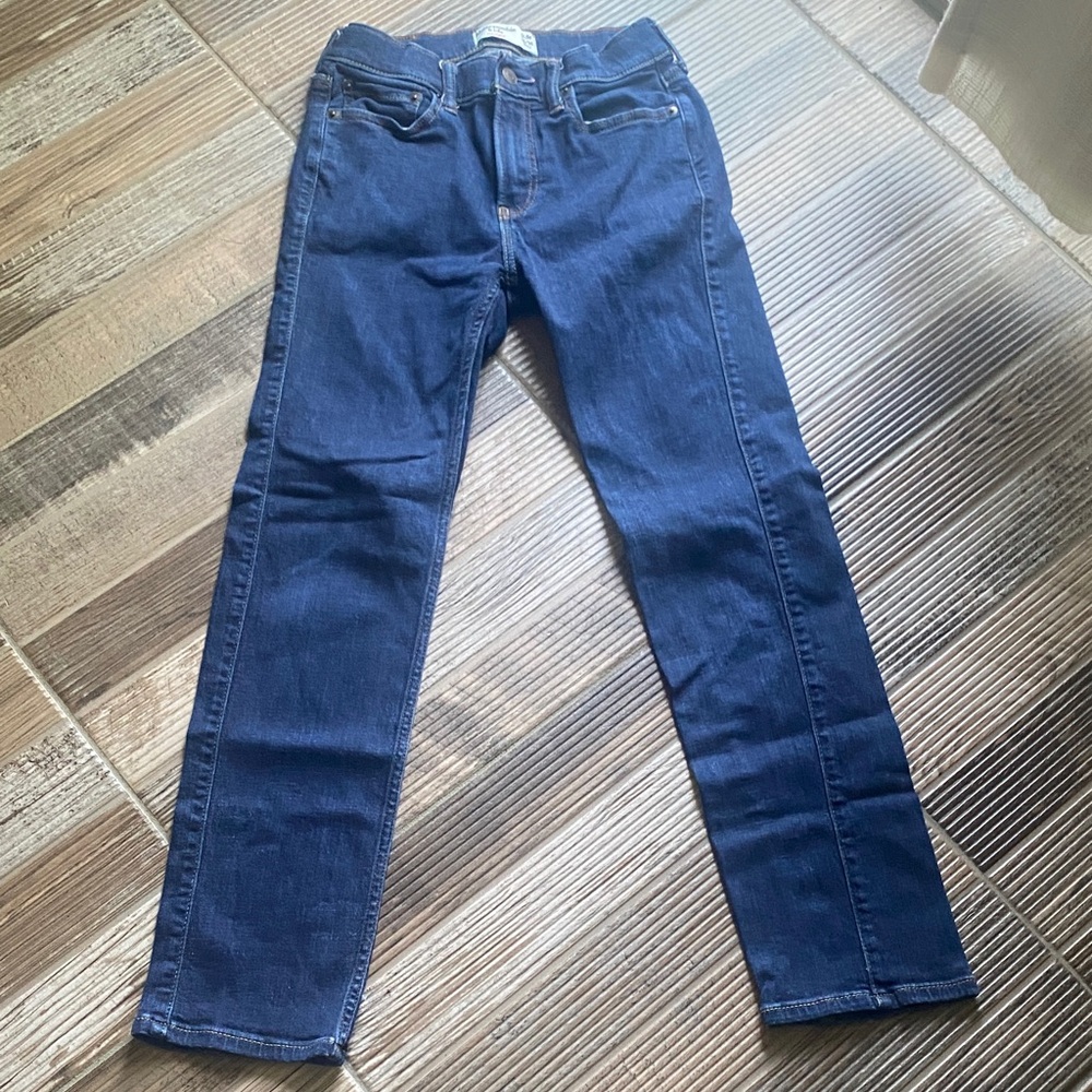 🎁Abercrombie Kids Dark Blue Straight Jeans